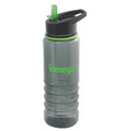 25 Oz. Tritan Sports Bottle w/ Flip Sipper Straw Lid